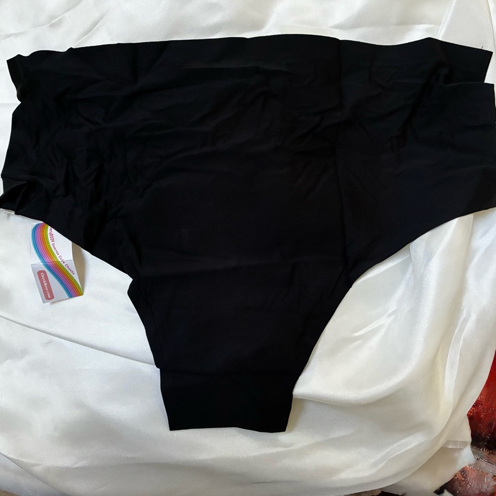 NWT Cheek Boss Black No Show Cheeky Plus Size XXXL